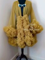 Short Length Ruffle Tulle robe - Image 4